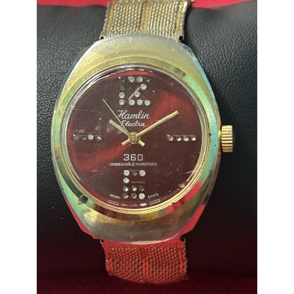 Vintage Hamlin Electra 360 Hong Kong Mens Watch